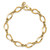 14k Polished 8.8mm Fancy Twisted Link 7.5 inch Bracelet