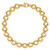 14k Polished 8mm Fancy Circle Link 7.5 inch Bracelet