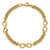 14k Polished 8mm Lightweight Fancy Infinity Link and Chain 8 inch Bracelet