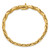 14k Polished 9.3mm Lightweight Fancy Link 7.5 inch Bracelet