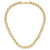14k Polished 9.4mm Fancy Circle Link 18 inch Necklace