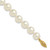 14k Polished 9-10mm Round White Akoya Saltwater Cultured Pearl 7 inch Bracelet