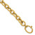 14k Polished 9mm Fancy Cable Link 7.25 inch Bracelet