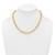 14k Polished 9mm Round Cable Chain 18 inch Necklace