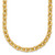14k Polished And Brushed 6.5mm Fancy Cable Chain 18 inch Necklace