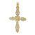 14K Polished and Cut-Out Cross Charm - K8-1731D8FF-9445