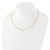14K Polished and Diamond-cut Beaded 16 inch Necklace Plus 2 inch Extender