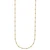 14K Polished and Diamond-cut Beaded 16.75 inch Station Necklace