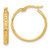 14K Polished and Diamond-cut Hoop Earrings - TC-A14C71E5-6314