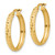14K Polished and Diamond-cut Hoop Earrings - TC-A14C71E5-6314