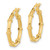 14K Polished and Fancy Hoop Earrings - TF-CC39742D-2574
