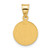 14k Polished and Satin Solid Face of Jesus Medal