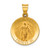 14k Polished and Satin St Florian Medal Hollow Pendant - XR-927267D0-8045