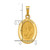 14k Polished and Satin St Joseph Medal Hollow Pendant - XR-F39595B2-9428