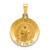 14k Polished and Satin St Jude Thaddeus Medal Hollow Pendant - XR-796013B9-7353