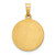 14k Polished and Satin St Jude Thaddeus Medal Hollow Pendant - XR-796013B9-7353