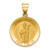 14k Polished and Satin St Patrick Medal Hollow Pendant - XR-9B1823FA-2881