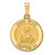 14k Polished and Satin St Peter Medal Hollow Pendant - XR-CBA826AB-5878