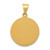 14k Polished and Satin St Theresa Medal Hollow Pendant - XR-6F68E1A3-9229
