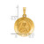 14k Polished and Satin St Theresa Medal Hollow Pendant - XR-DD4763D7-8803