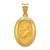 14k Polished and Satin St. Anthony Medal Hollow Pendant - XR-0F30BE10-6199