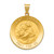 14k Polished and Satin St. Anthony Medal Hollow Pendant - XR-6C77CF01-8464