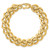14k Polished and Textured 15mm Fancy Link 8 inch Bracelet