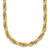 14k Polished And Textured 4.5mm Flat Rope Chain 18.25 inch Necklace