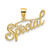 14K Polished and Textured SPECIAL Charm - D3-1442396E-5849
