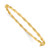 14K Polished and Twisted 2.90mm Hinged Oval Bangle Bracelet