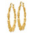 14k Polished Bamboo Hoop Earrings - S1-C4DB20E2-4516