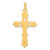 14k Polished Budded Cross Pendant - XR-8B874FF6-7499