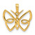 14k Polished Butterfly Pendant - D5-9A9B37A7-4349