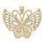 14k Polished Butterfly Pendant - K5-FE6C25AB-1193