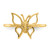 14k Polished Butterfly Ring - K5-F1E2F009-2268