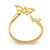 14K Polished Butterfly Toe Ring