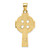 14k Polished Celtic Cross Pendant - K6-DB9F0187-7506