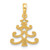 14k Polished Christmas Tree Pendant - D5-DE4C527F-7262