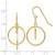 14k Polished Circles Dangle Earrings - TL-E6B1C0DC-2960
