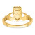 14k Polished Claddagh Ring - A9-330BE177-8354