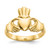 14k Polished Claddagh Ring - R1-09E65BE9-8057