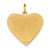 14k Polished Class of 2025 Heart Charm