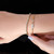 14k Polished Complete 1/3 carat Diamond Arrow Flexible Bangle Bracelet