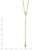 14k Polished Cross and Miraculous Medal Beaded 24 inch Rosary Necklace