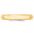 10k Yellow Gold 4mm Standard Weight Comfort Fit Wedding Band Size 9.5
