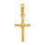 14k Polished Cross Charm - C3-D2A3D453-3947