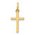 14k Polished Cross Charm - D5-E62F0634-1145