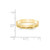 10k Yellow Gold 4mm Standard Weight Flat Comfort Fit Wedding Band Size 11.5