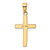 14k Polished Cross Charm - XR-18DD0D2E-6189