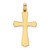 14k Polished Cross Charm - XR-A9CC1CD1-7748